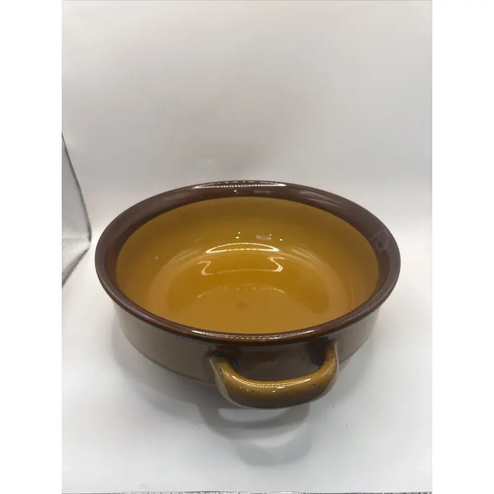 Vintage K.K. Noritake Stoneware Two Handled Serving Bowl *
